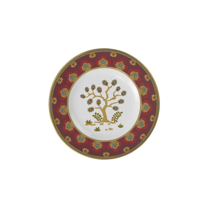 Villeroy & Boch Samarkand Rubin Brotteller, 16 cm, Kleiner Beilagenteller mit orientalischem Dekor,