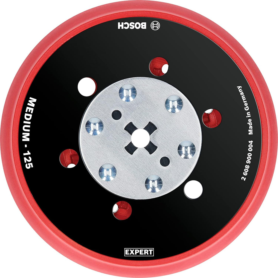 Bosch Professional 1x Expert Multihole Universalstützteller (Version mittel, Ø 125 mm, Zubehör Exzen
