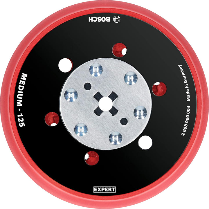 Bosch Professional 1x Expert Multihole Universalstützteller (Version mittel, Ø 125 mm, Zubehör Exzen