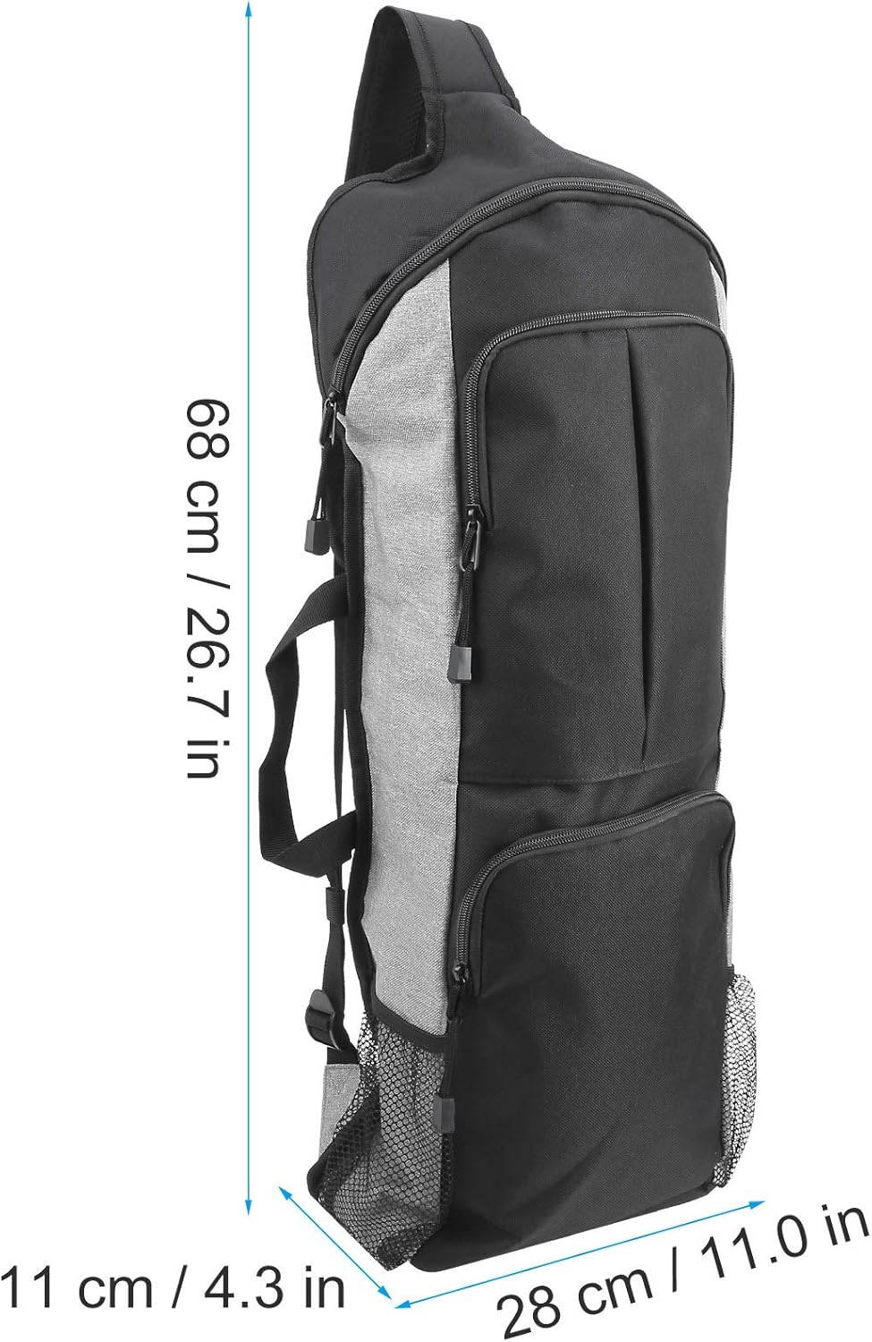 Keenso Yoga-Rucksack, Multifunktions-Yoga-Matten-Tasche Turnrucksack Yoga-Tasche mit grosser Kapazit