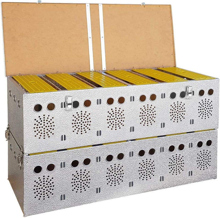Aluminium Transportkorb 12 Abteilungen (2x6)