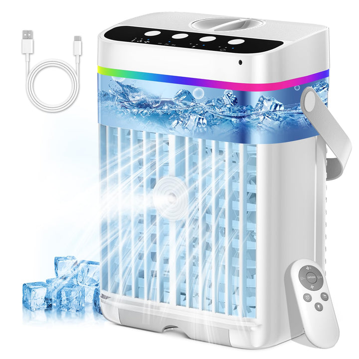 Mobile Klimaanlage 1250 ML, 4 In1 Mini Klimaanlage für Zimmer, Tragbare Mobile Klimagerät mit 1-3 H