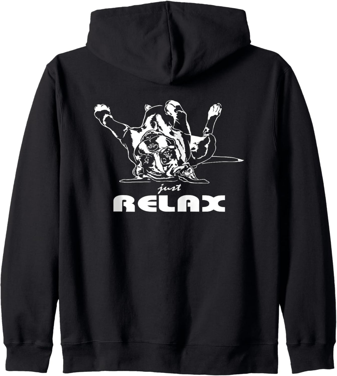 Lustiger Deutscher Boxer just Relax Hund Hunde Hundespruch Kapuzenjacke
