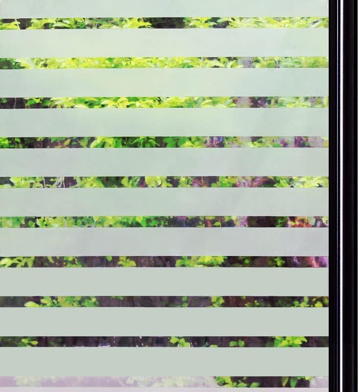 Qualsen Fensterfolie Selbsthaftend Blickdicht Sichtschutzfolie Fenster Milchglasfolie Klebefolie Fen