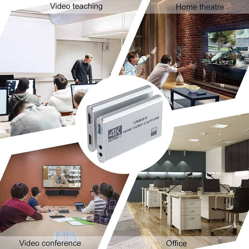 Rybozen Game Capture Karte USB 3.0 Video Capture Card HD 1080P HDMI Videoaufnahme mit Live- Übertrag
