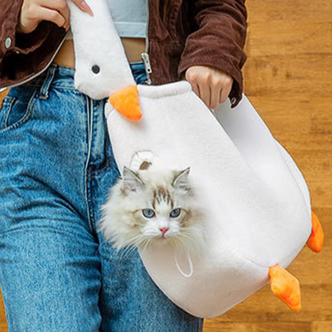 Reisetasche Für Hunde- Plüschtuch Reisetasche, Tragbarer Sicherheitsrucksack Gegen Entkommen, Hausti
