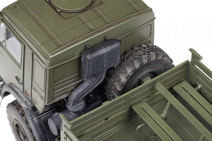 Zvezda 3697 Kamaz Plastikmodellbau 500783697-1:35 5350 Mustang-Plastikbausatz-Modellbausatz-Zusammen