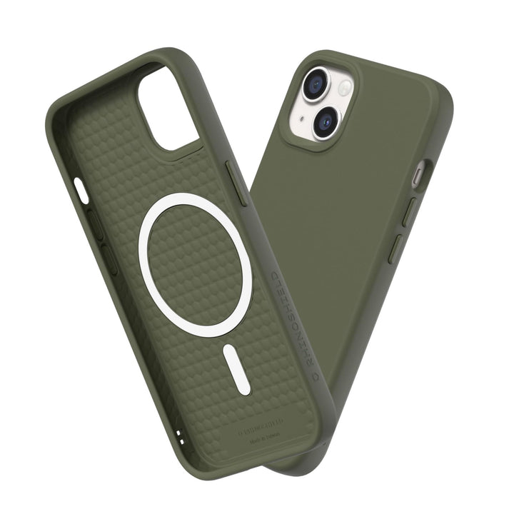 RhinoShield Case kompatibel mit [iPhone 13 Mini] | SolidSuit - MagSafe-kompatibel -Stossdämpfende &