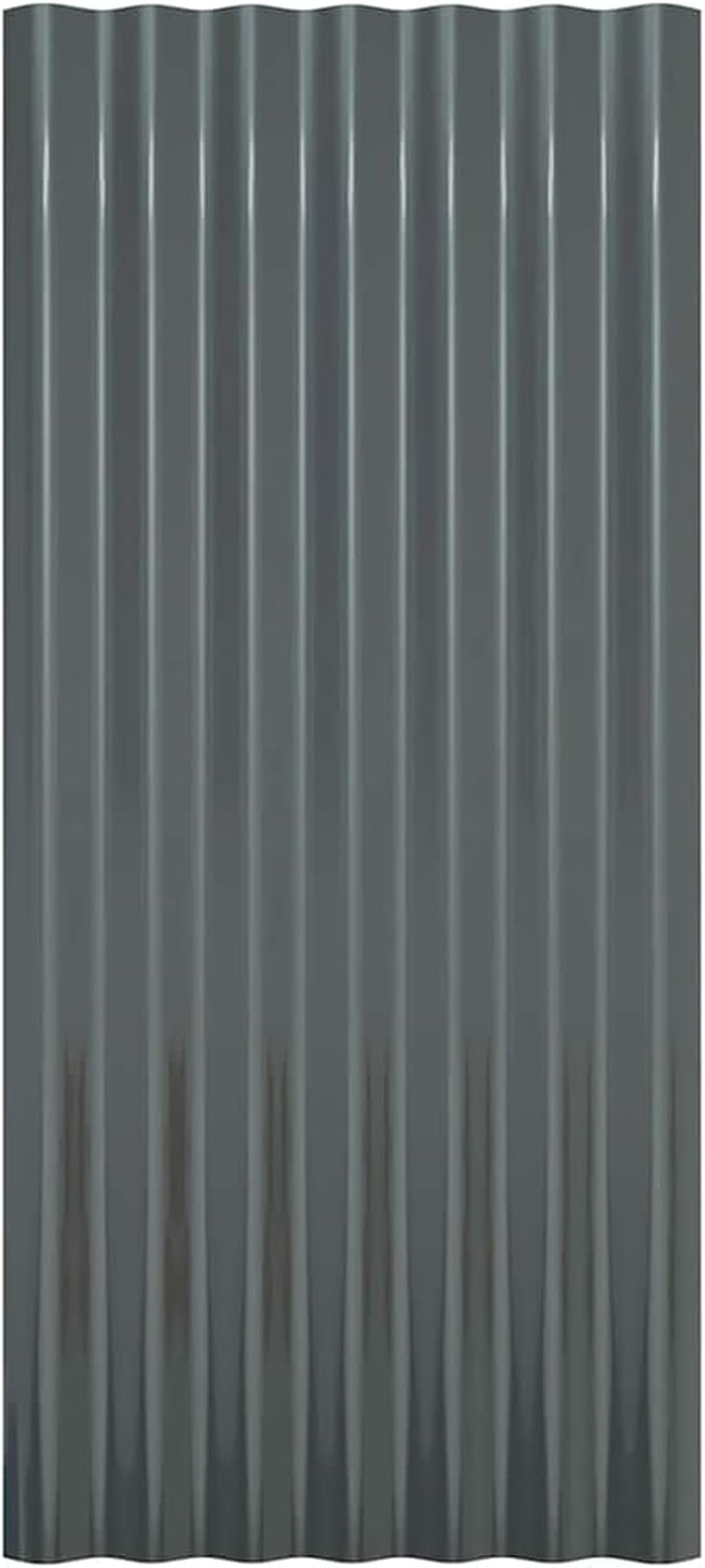 Homgoday Dachpaneele 36 STK. Dachblech Stahlblech Dach Dachplatten Metalldachpaneele Dachblech für D