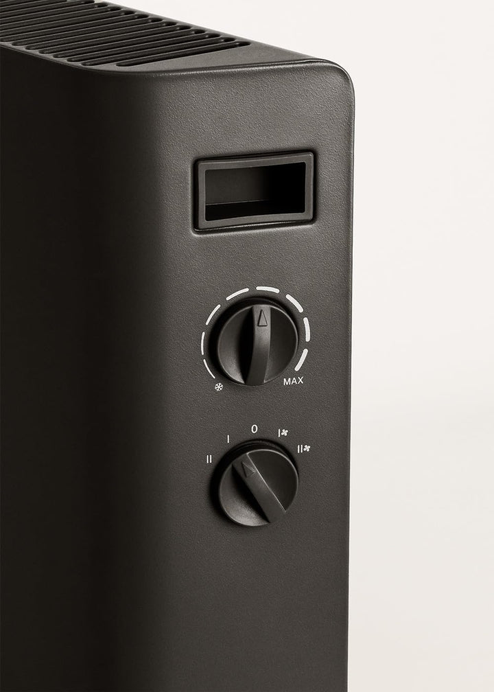 CREATE WARM HANDY/Konvektor-Heizlüfter, Schwarz, Ventilator- und Heissluftfunktion, bis zu 20 m², 4