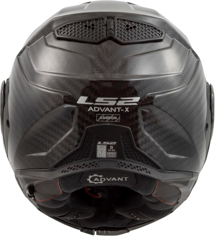 LS2 Klapphelm FF901 Advant X Carbon Solid ECE2206 Modularhelm Motorradhelm 3XL, 3XL