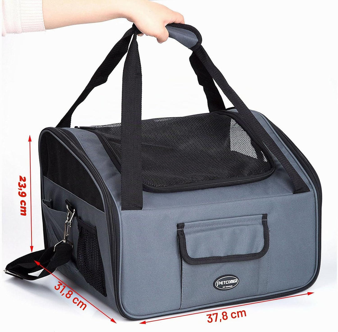 Autositz für Haustiere, faltbar, Transportbox für Hund/Katze