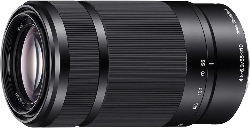 Sony SEL-55210 Tele-Zoom-Objektiv (55-210 mm, F4.5–6.3, OSS, APS-C, geeignet für A6000, A5100, A5000