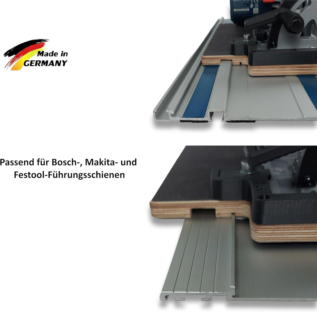 Führungsschienenadapter kompatibel mit Bosch PKS 66 AF für FSN-Schiene und weitere Marken-Führungssc