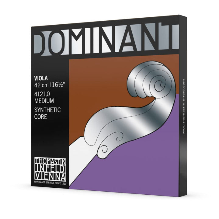 Thomastik 637095 Saiten für Viola Dominant Nylonkern, Satz mittel Mensur 420 mm / 16.5 Zoll mittel M