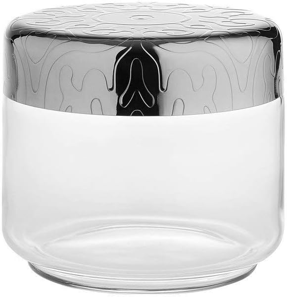 Alessi LC07/VET Glas für Küchendose, transparent 13.5 x 11 x 28.5 cm, 13.5 x 11 x 28.5 cm