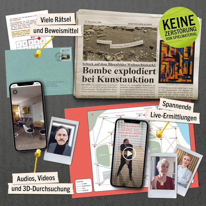 Hidden Games Tatort - In den Fängen des Bösen - Krimispiel - (Special Edition) - Mordfall lösen Spie