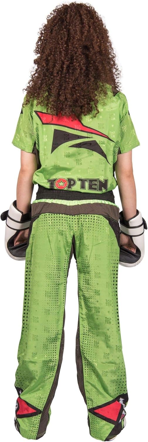 TOP TEN Kickboxuniform „Future“ Gruen - Schwarz M, Gruen - Schwarz M
