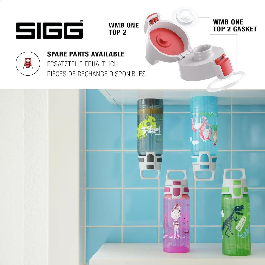 SIGG - Trinkflasche Kinder - Viva One - Kohlensäure Geeignet - Auslaufsicher - Spülmaschinenfest - B