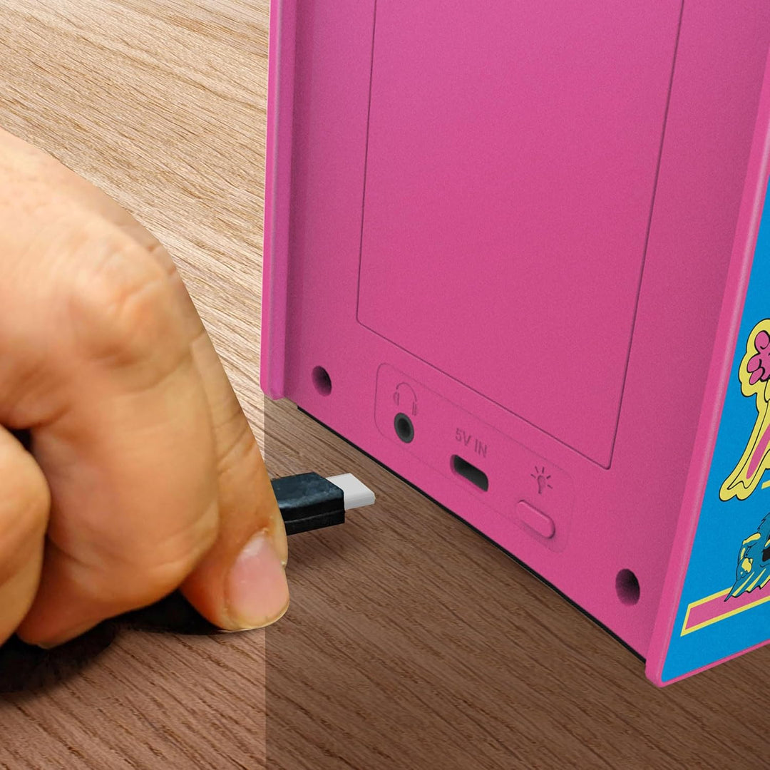 Micro Player PRO Ms. Pac-Man Retrogaming-Spiel 7 cm hochauflösender Bildschirm