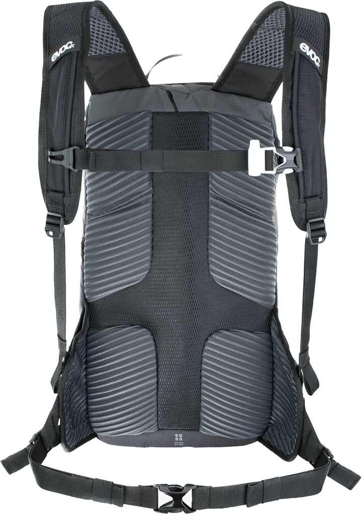 EVOC RIDE 12 Protektor Fahrradrucksack, Trekkingrucksack für Trails & Alltag (cleveres Taschenmanage