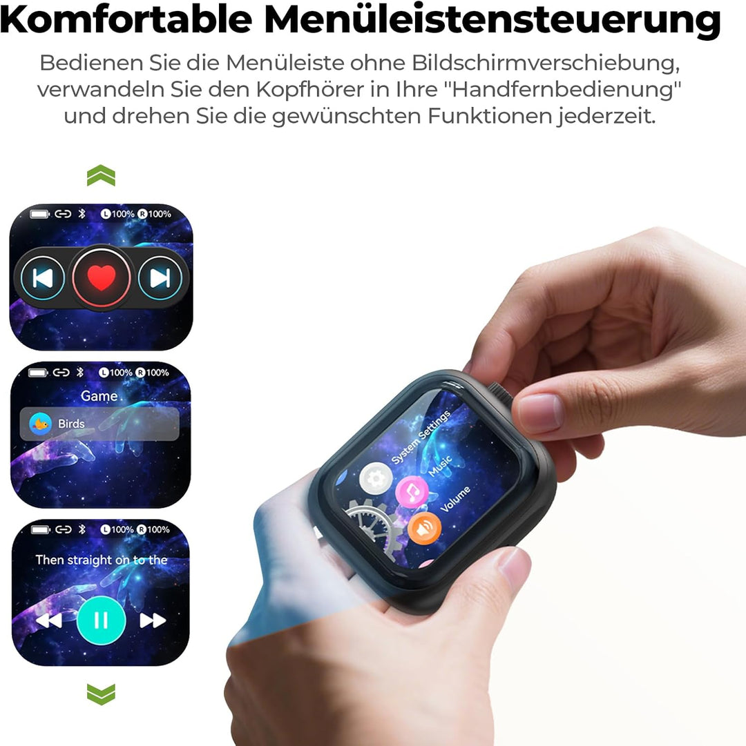 NE40 KI Übersetzer Kopfhörer, 134 Echtzeit Sprachübersetzer Kopfhörer & 9 Modi - Bluetooth 6.0 Übers