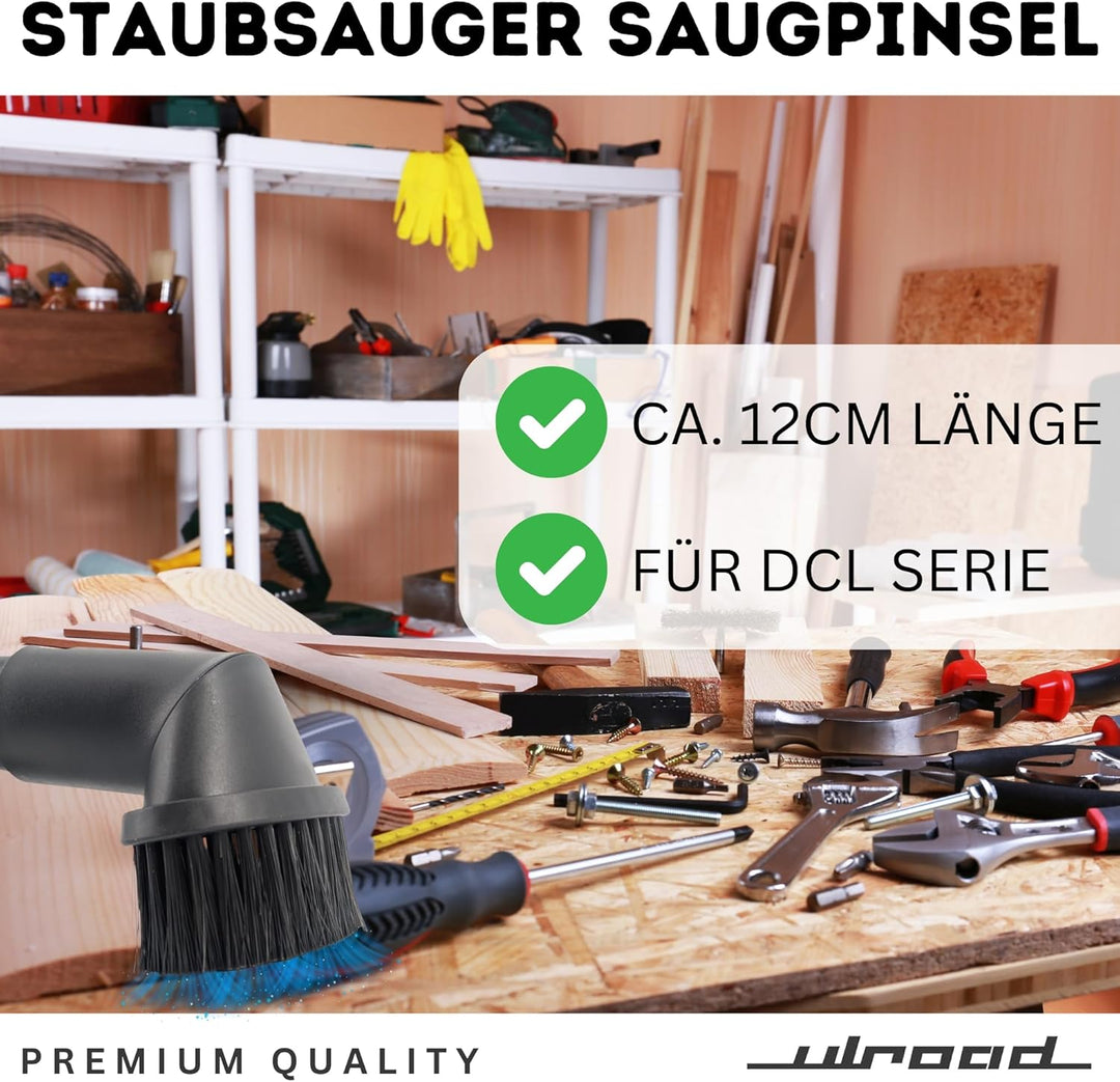Staubsaugerdüse Möbelbürste passend für Makita DCL DCL184 DCL280 DCL180 DCL286 DCL286F DCL281F DCL28