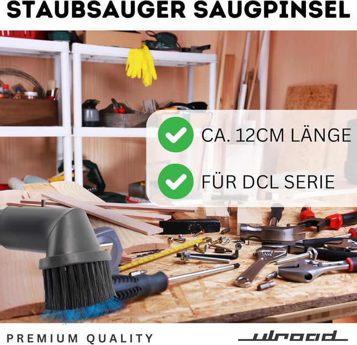 Staubsaugerdüse Möbelbürste passend für Makita DCL DCL184 DCL280 DCL180 DCL286 DCL286F DCL281F DCL28