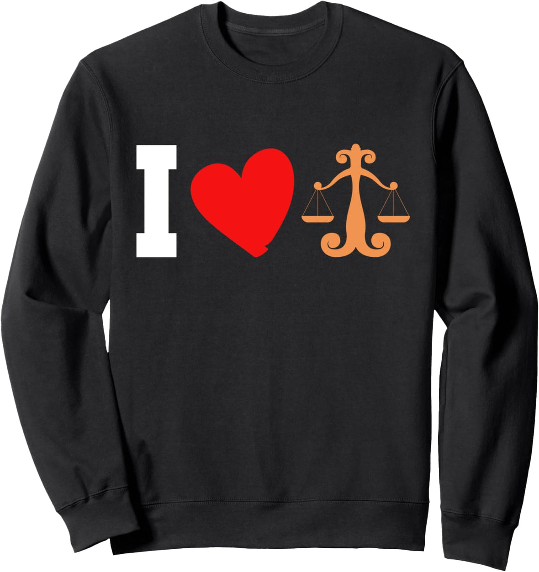 Herz Für Jura Anwalt Anwältin Anwälte Gesetz Jurist Geschenk Sweatshirt