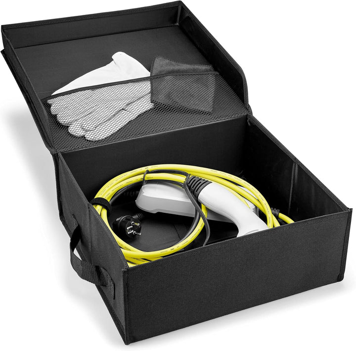 Volkswagen 000054410A Faltbox Aufbewahrungsbox Ladekabel Elektroauto Falttasche Tasche, schwarz [ohn
