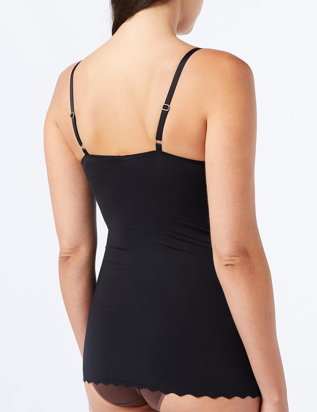 Skiny Damen Unterhemd Spaghettishirt Every Day In Micro Essentials 36 Schwarz, 36 Schwarz