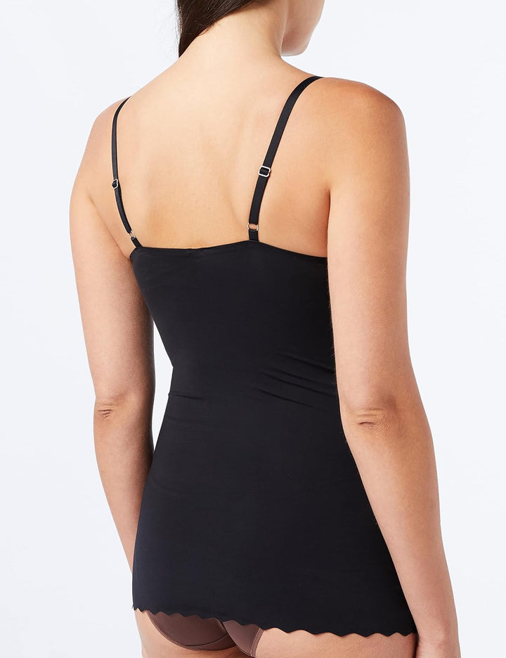 Skiny Damen Unterhemd Spaghettishirt Every Day In Micro Essentials 36 Schwarz, 36 Schwarz