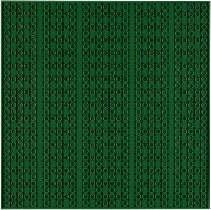 OPEN BRICKS Bauplatte, 32x32 (25,5 x 25,5 cm), Olivgrün/Olive Green, 1 Stück, Kompatibel mit Allen f