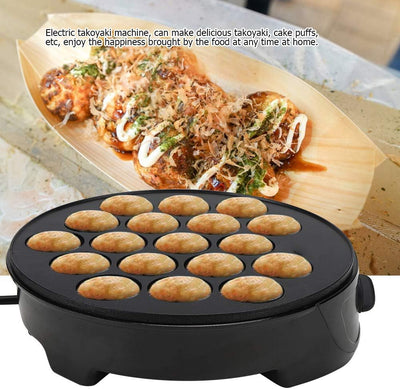 Takoyaki-Maker, Elektrischer Takoyaki-Grill-Octopus-Ball-Maschine Mini-Pfannkuchen-Ball-Maker Breakf