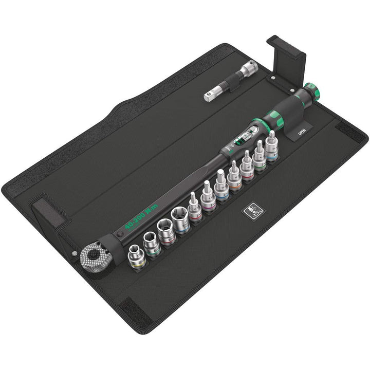 Wera 05075680001 Click-Torque C 3 Set 1 Drehmomentschlüsselsatz, Schwarz, 13-Teilig Click-Torque C 3