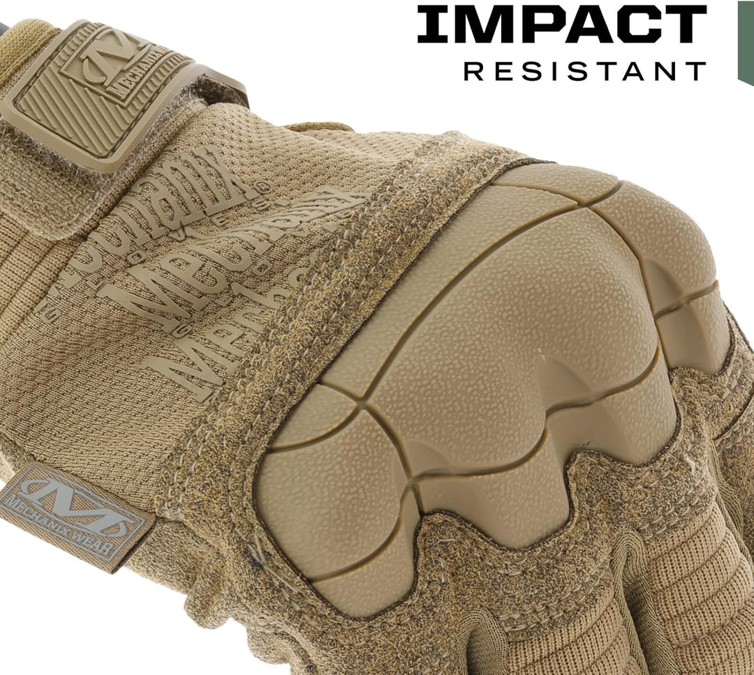 Mechanix Wear: M-Pact Coyote Taktische Arbeitshandschuhe – berührungsfähig, Aufprallschutz, absorbie