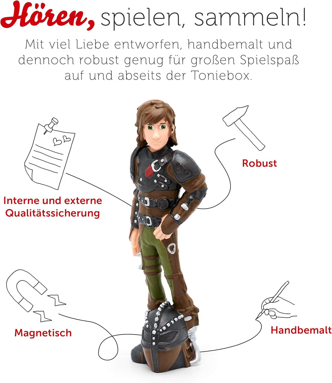 tonies Hörfigur für Toniebox, Drachenzähmen leicht gemacht 1, Originalhörspiel zum Kinofilm, Hörspie