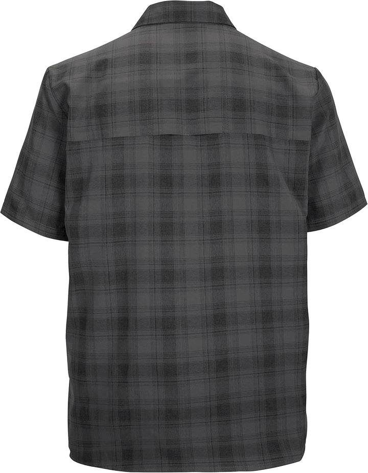 killtec Herren Funktionshemd KOS 98 MN WVN SHRT Anthrazit S, Anthrazit S