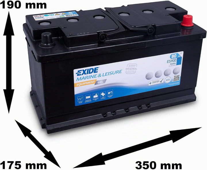 Exide Equipment Batterie GEL ES 900