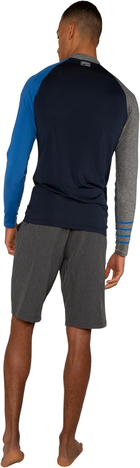Protest Herren Radwell Rashguard XS Blau (Ground Blue), XS Blau (Ground Blue)