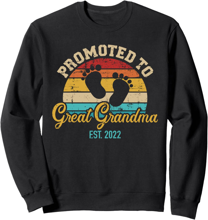 Befördert zur Uroma 2022 vintage retro Sweatshirt