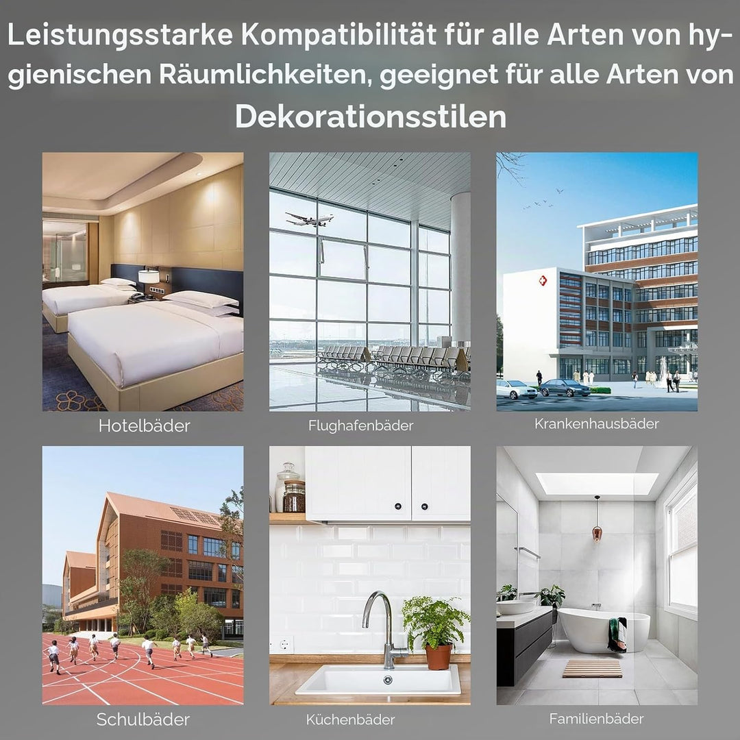 Seifenspender Manueller Seifenspender Wandbefestigung für Duschgel Shampoo Conditioner Flüssigseife,