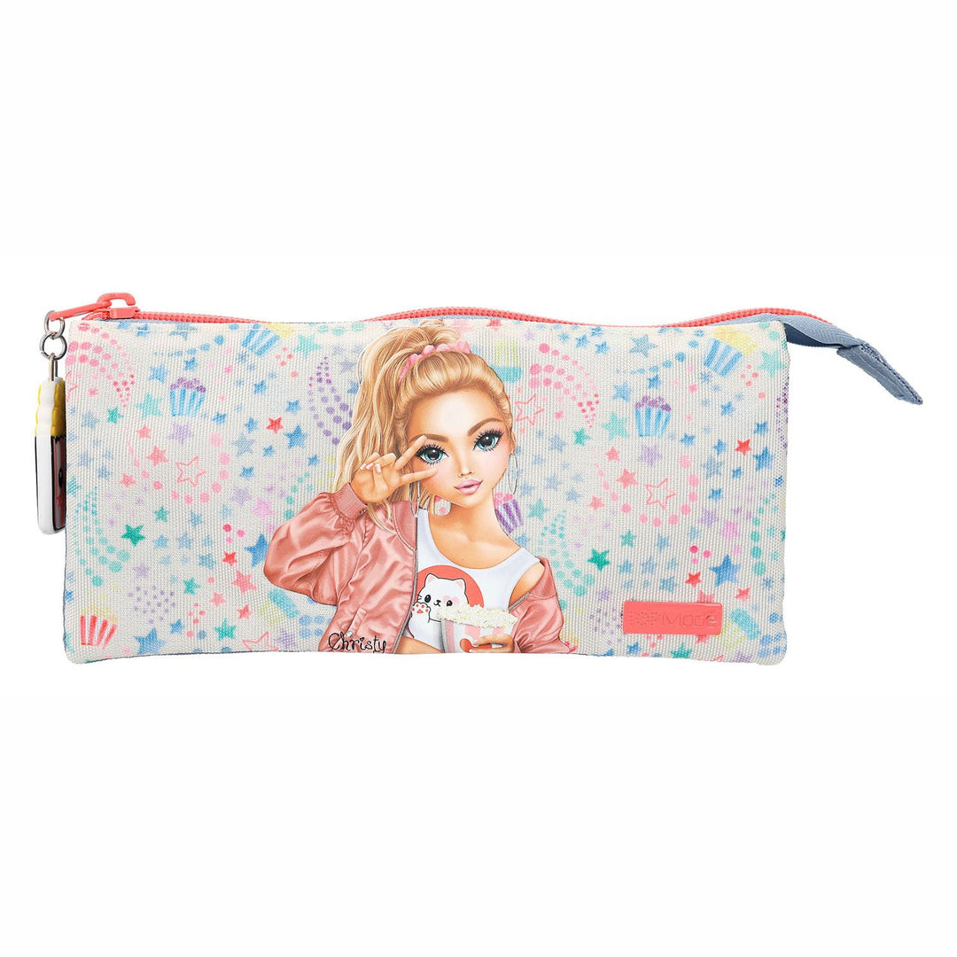 Depesche TOPModel 0412386 Bleistift Tube Cutie Star Mittelgrosse Schwarz, Mittelgrosse Schwarz