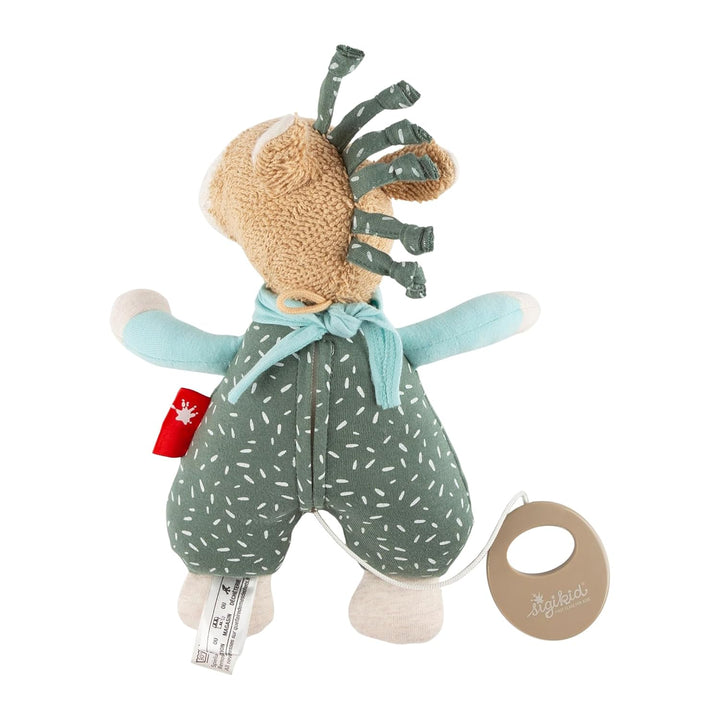 SIGIKID 39826 Spieluhr Pony Wiwi Wiah, yellow für Mädchen und Jungen von 0 bis 36 Monaten Grün/Beige