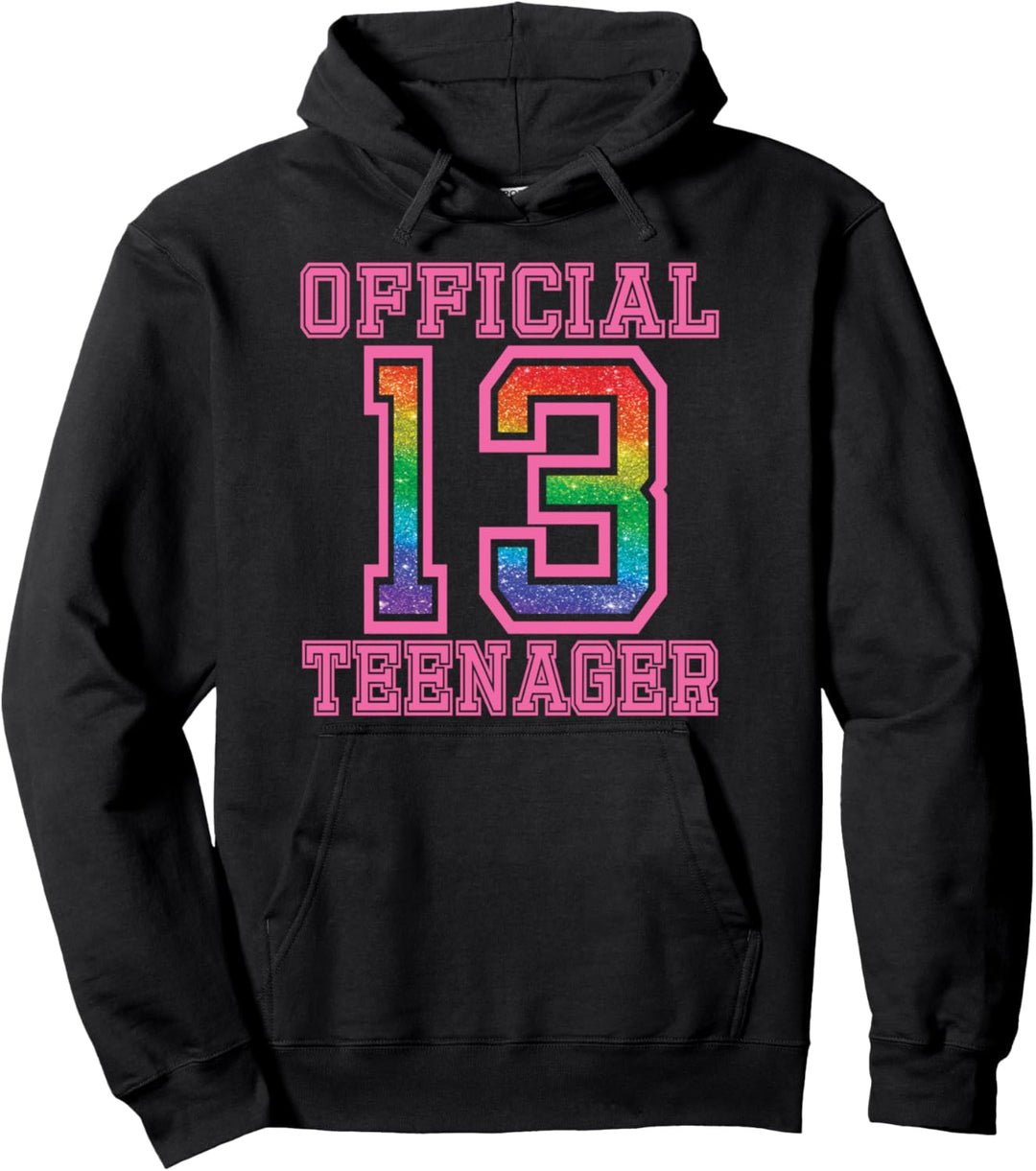 13. Geburtstag, Für Mädchen, Official Teenager, 13 Jahre Alt Pullover Hoodie