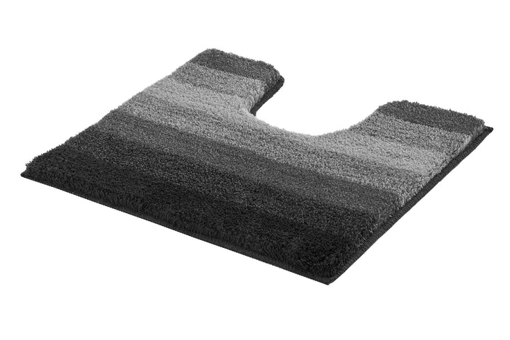 Meusch 2338905130 WC-Vorleger Palace, 55 x 50 cm, schiefer Schiefer 55 x 50 cm Single, Schiefer 55 x