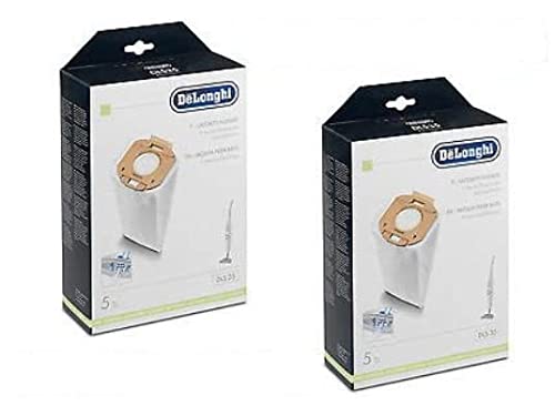 DeLonghi - 10 Original-Filterbeutel aus Mikrofaser, für Staubsauger Colombina Class 2.0 XLF XLD