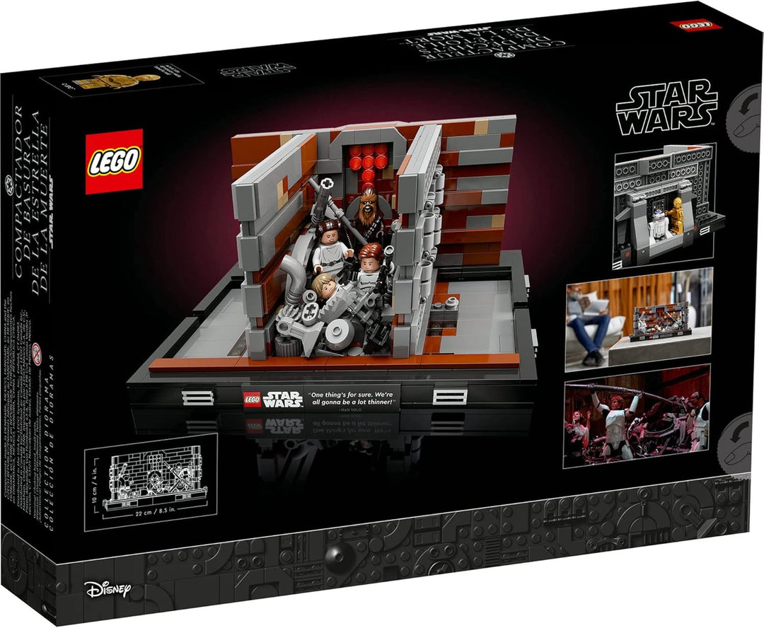 LEGO Star Wars Death Star Trash Compactor Diorama 75339 Bausatz, 802-teilig