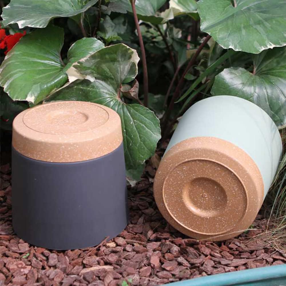 ZMTECH Blumentopf 20 cm Durchmesser übertöpfe für zimmerpflanzen, Kunststoff blumentöpfe mit Unterse