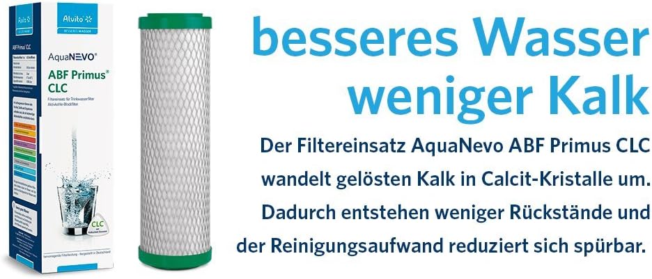 Alvito Filter Filterkartusche Aktivkohlefilter ABF Primus® Duplex® SD/CLC/EM/SD (gelb, blau, grün, r